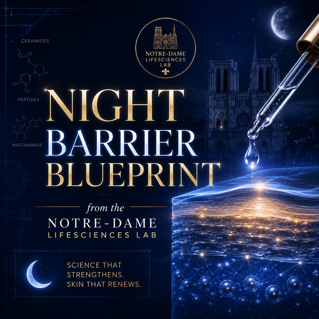 Night Barrier Blueprint from the Notre-Dame Lifesciences Lab