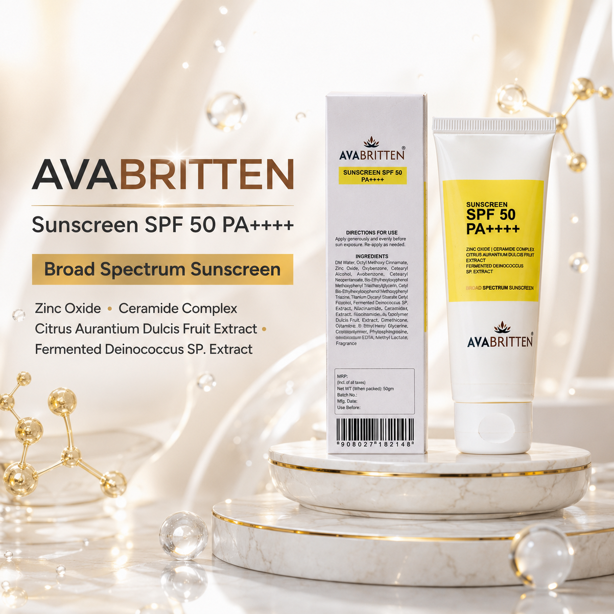 Sunscreen SPF 50 PA++++ – Hybrid Sun Shield