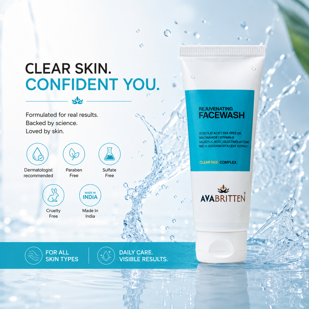 Rejuvenating Face Wash – AHA–BHA–PHA Cleanser