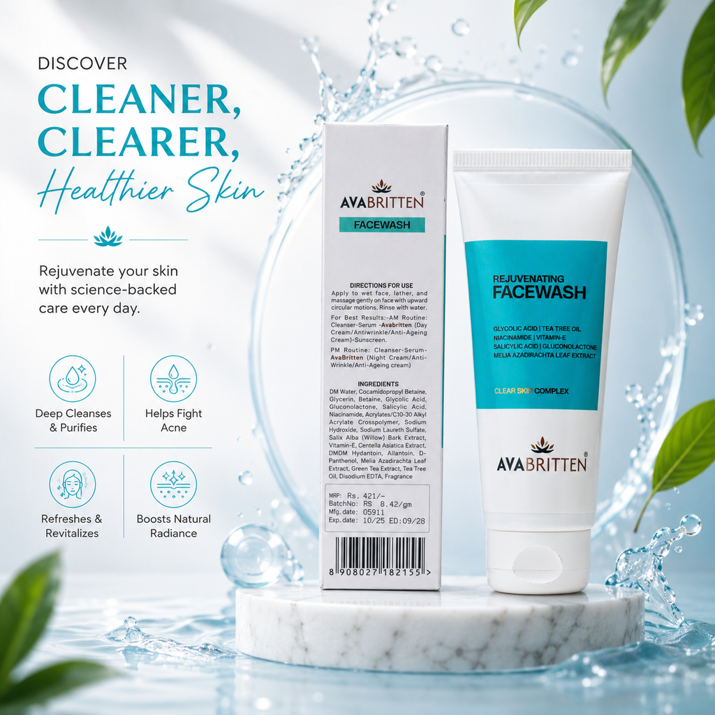 Rejuvenating Face Wash – AHA–BHA–PHA Cleanser