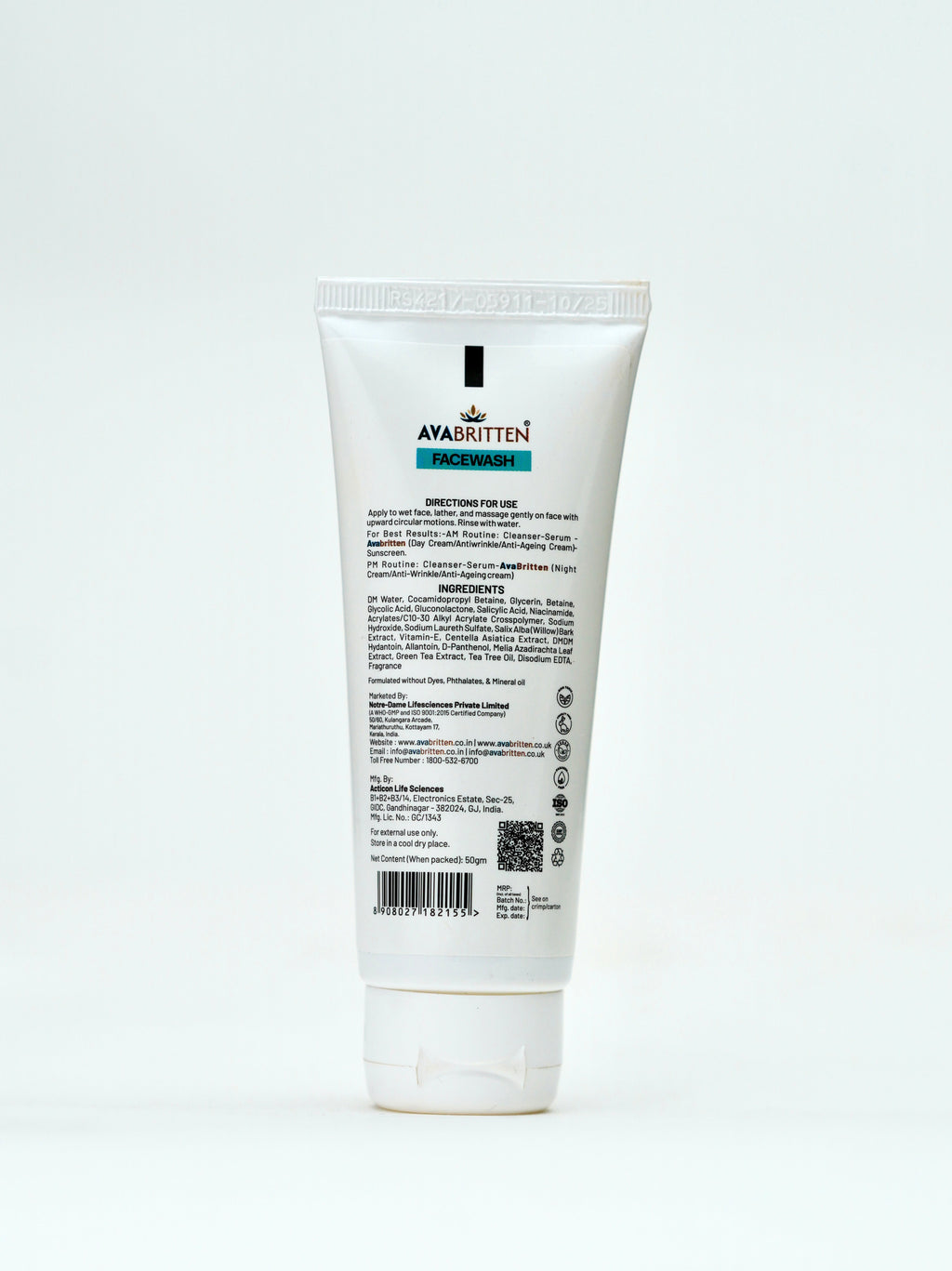 Rejuvenating Face Wash – AHA–BHA–PHA Cleanser